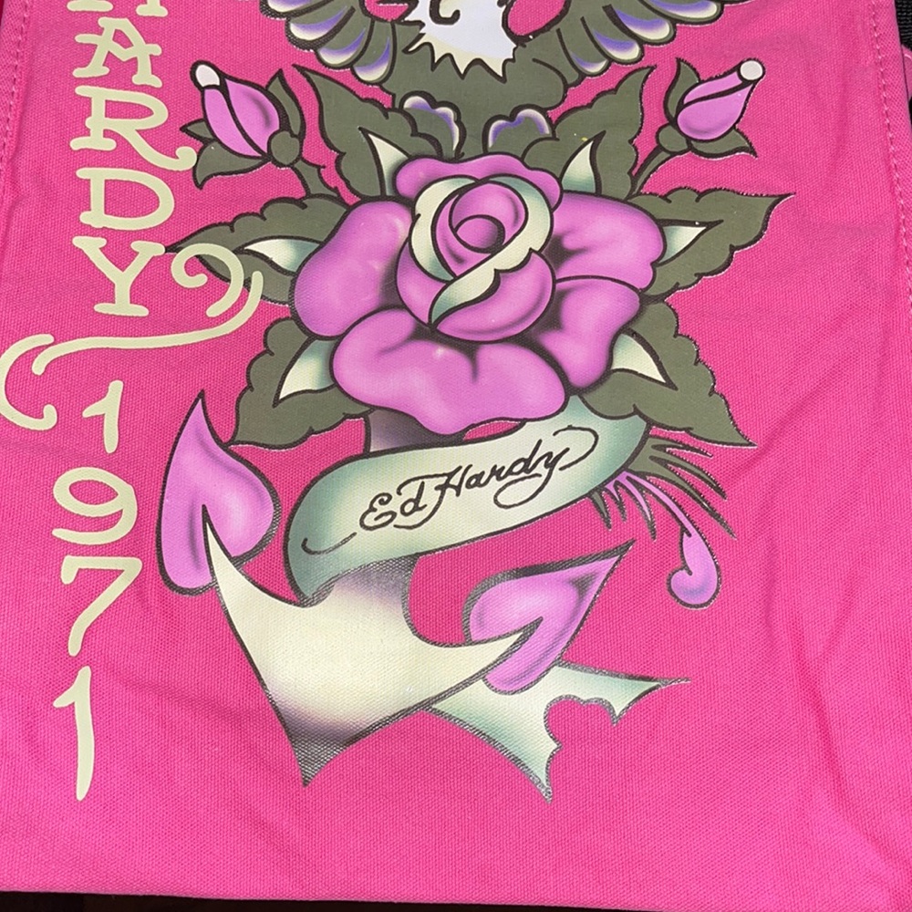 Ed Hardy canvas bag
